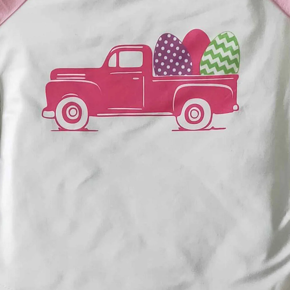 Милый кролик пасхальный грузовик штаны с колокольчиком для девочек эксклюзивные