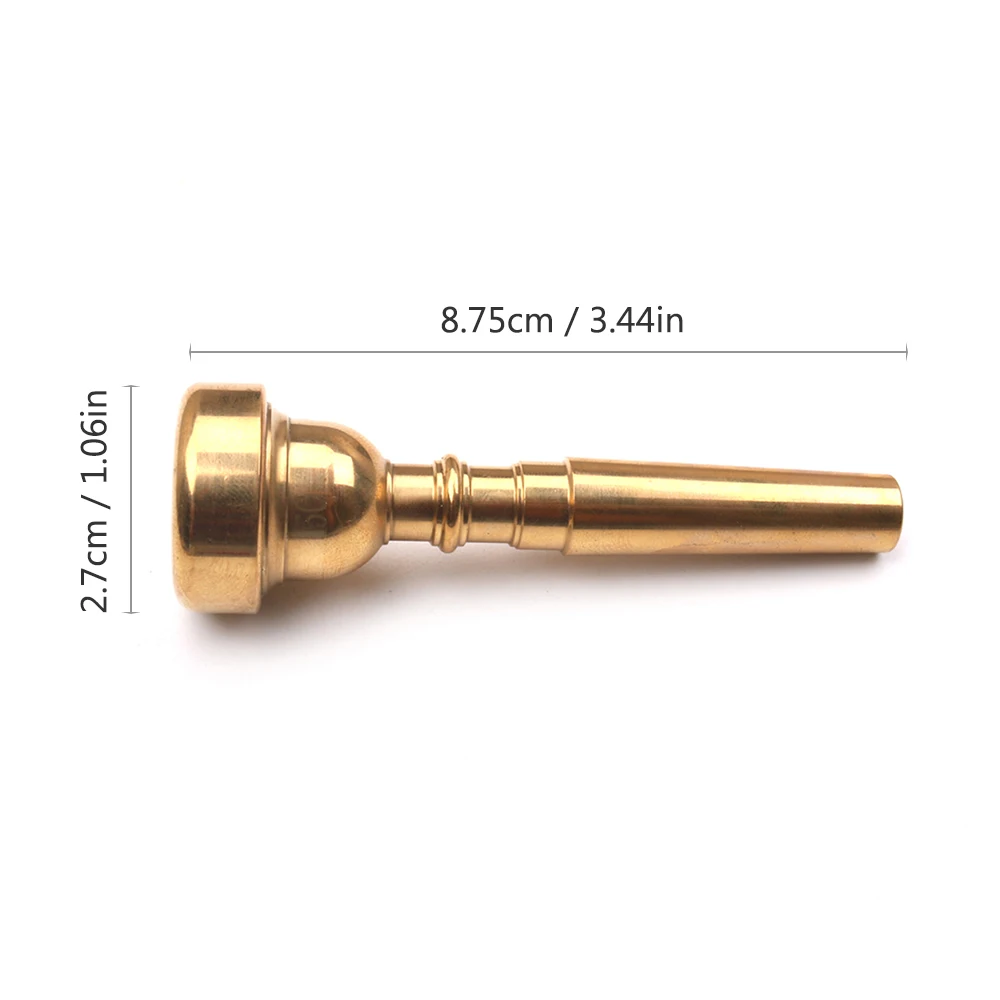 Professional Trumpet Mouthpiece French Horn for Beginner Musical Accessories Parts Gold | Спорт и развлечения