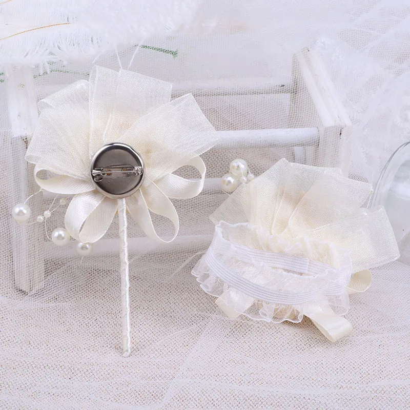 Корейский стиль Новый светильник Золото жениха костюм штырь отворотом невесты