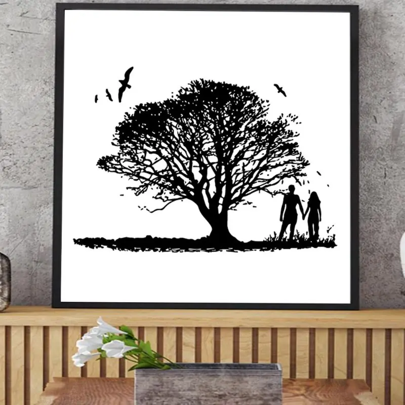 Красивая пара силиконовый прозрачный штамп фон прозрачные штампы Сделай Сам