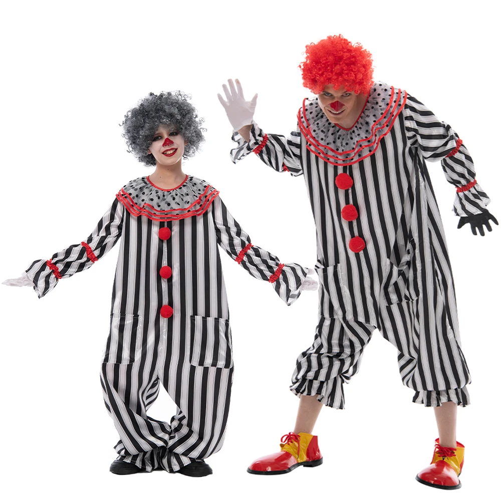 Reenecho/семейный костюм для Хэллоуина карнавальные вечерние костюмы черного и