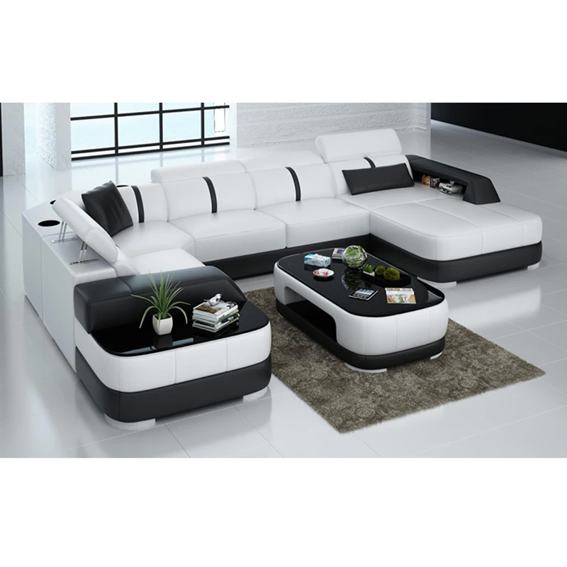 Роскошные кожаные угловые диваны Mavin новый стандарт|Диваны для гостиной| |