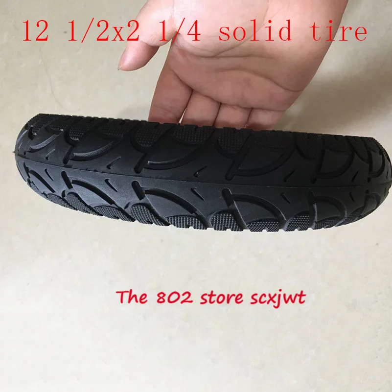 Размер 12 1/2X2 1/4 твердые шины 1/2*2 бескамерные для электрический скутер ненадувные