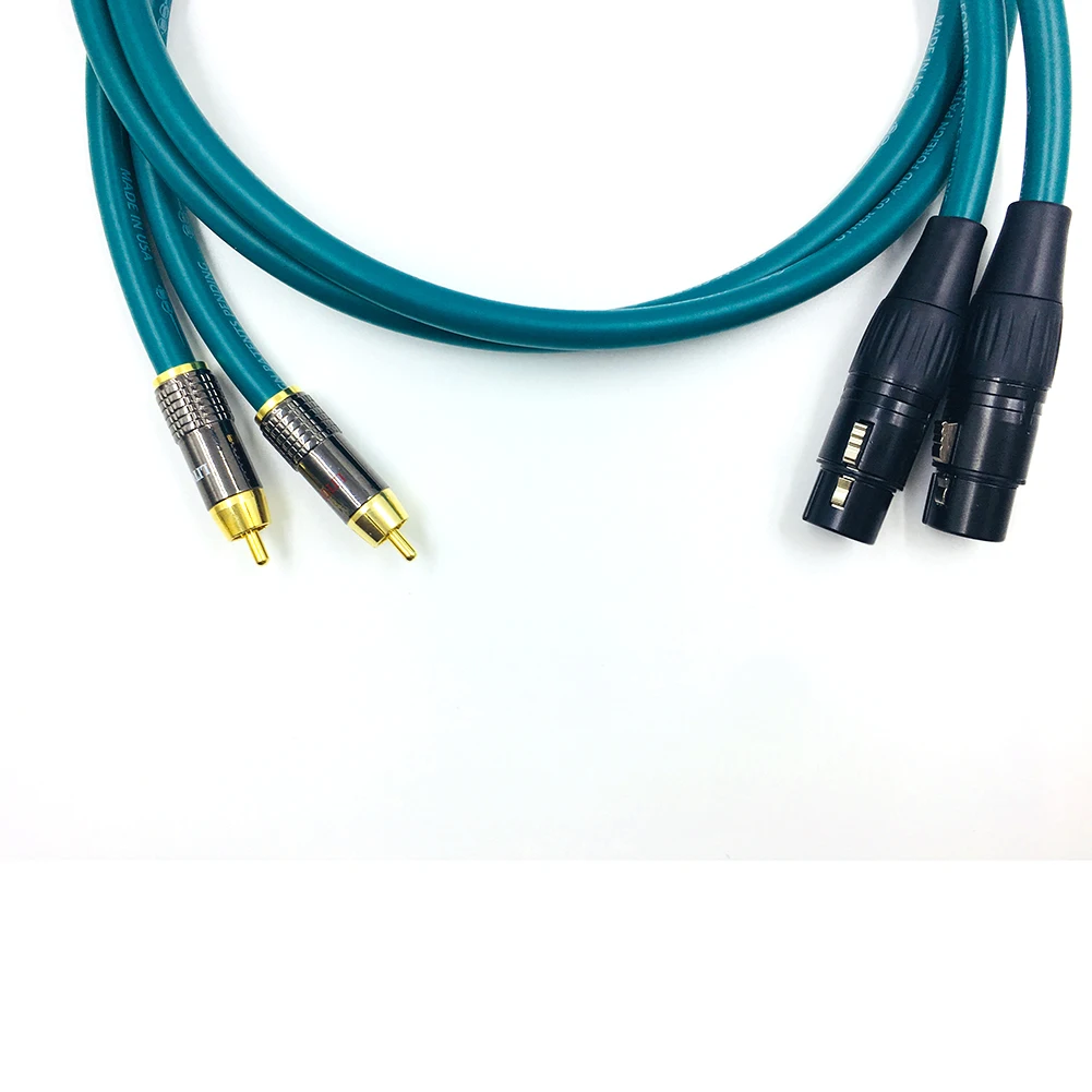 Холдейн пара LITON RCA штекер 3pin XLR женские сбалансированный аудио кабель