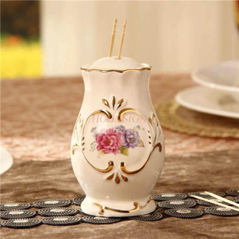 

toothpick box High-grade Ceramic Decoration Table Living Room Modern Luxury Ornaments