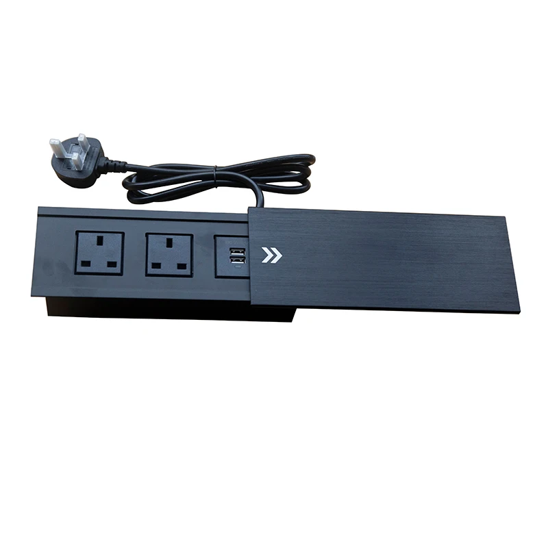 Алюминий полностью матовый задний скрытый монтируемый в офисе столешница