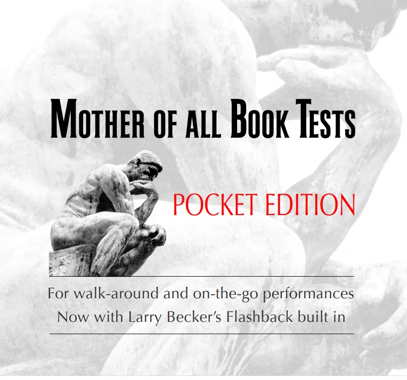 

Mother Of All Book Test (Ted Karmilovitch) - Magic Tricks