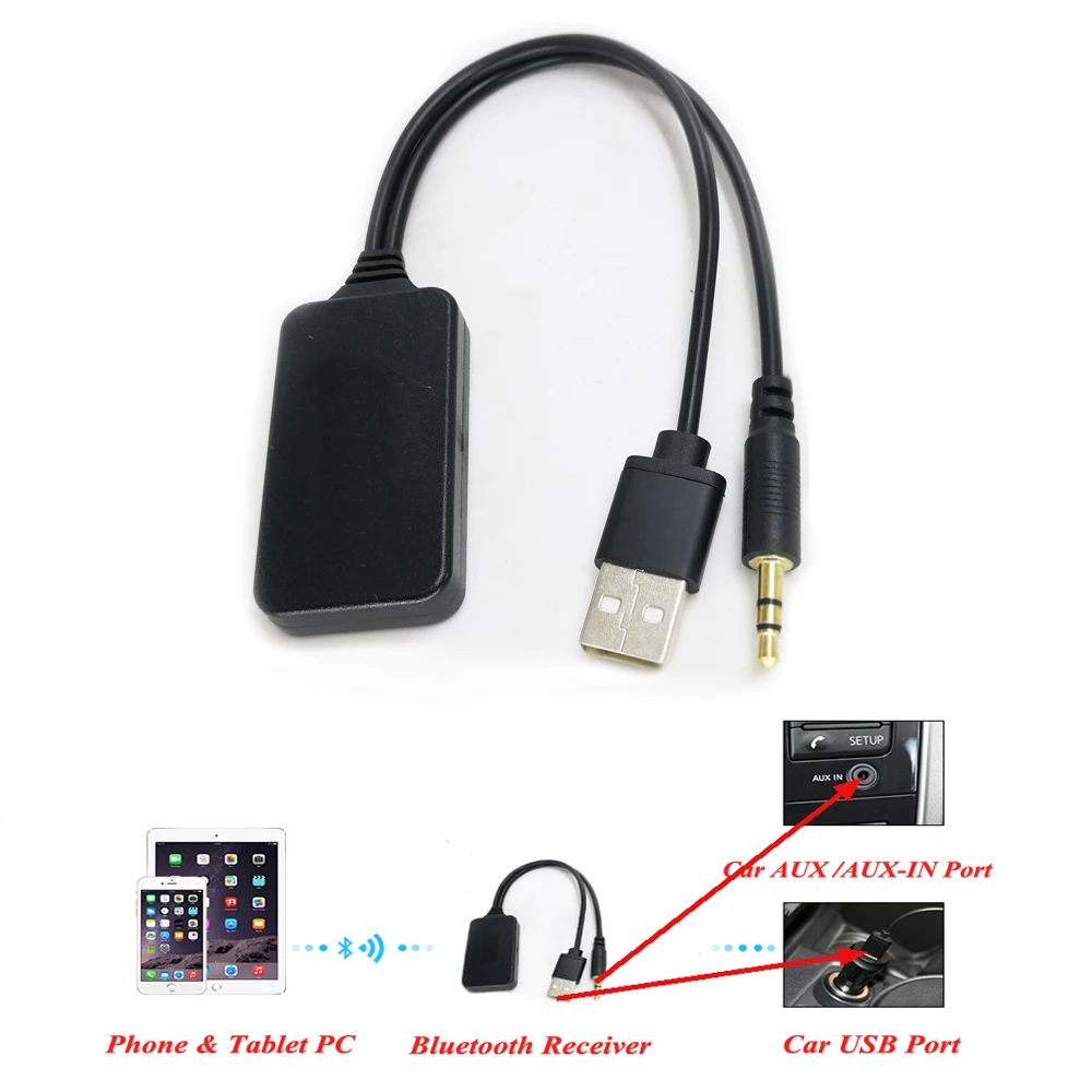 Автомобильный внешний/Aux-порт AUX USB Bluetooth кабель адаптер 3 5 мм разъем для Hyundai BMW |