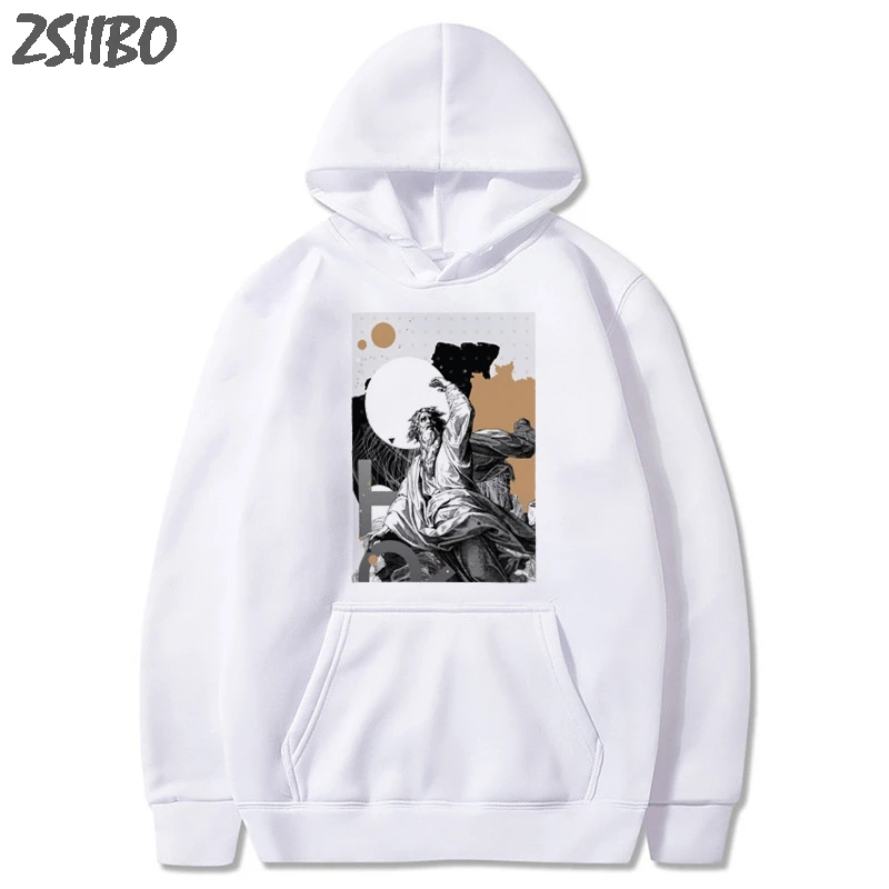 Мужские толстовки унисекс 2019 Толстовка с принтом Микеланджело Давида и статуи