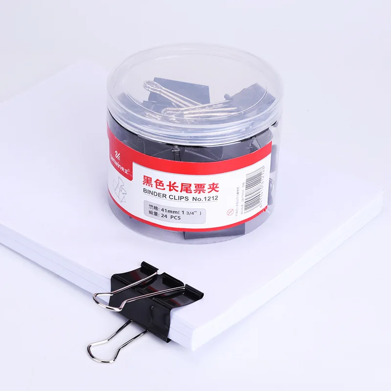 Длинный зажим держатель для билета 32 мм офисные канцелярские принадлежности