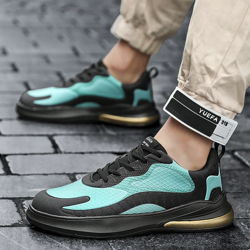 

Men's Vulcanized Shoes Korean Stylish Casual Sports Male Breathable Sneakers Tenis Masculine Low-top Wearproof Men Athletic Shoe