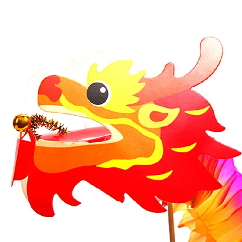 

4pcs 3D Chinese New Year Dragon Garland Hanging Decoration Art Crafts for Spring Festival