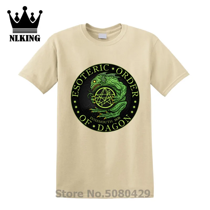 Dagon deep ones innsmouth Tops tees shirt Некрономикон hp lovecплот Футболка мужская EOD Azhmodai вызов cthulhu