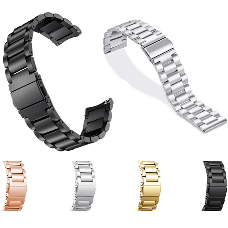 Нержавеющая сталь Wirst ремешок для наручных часов Xiaomi Huami Amazfit GTS Смарт ремешок для часов металла Сменные Браслеты для Amazfit Bip Youth 20 мм