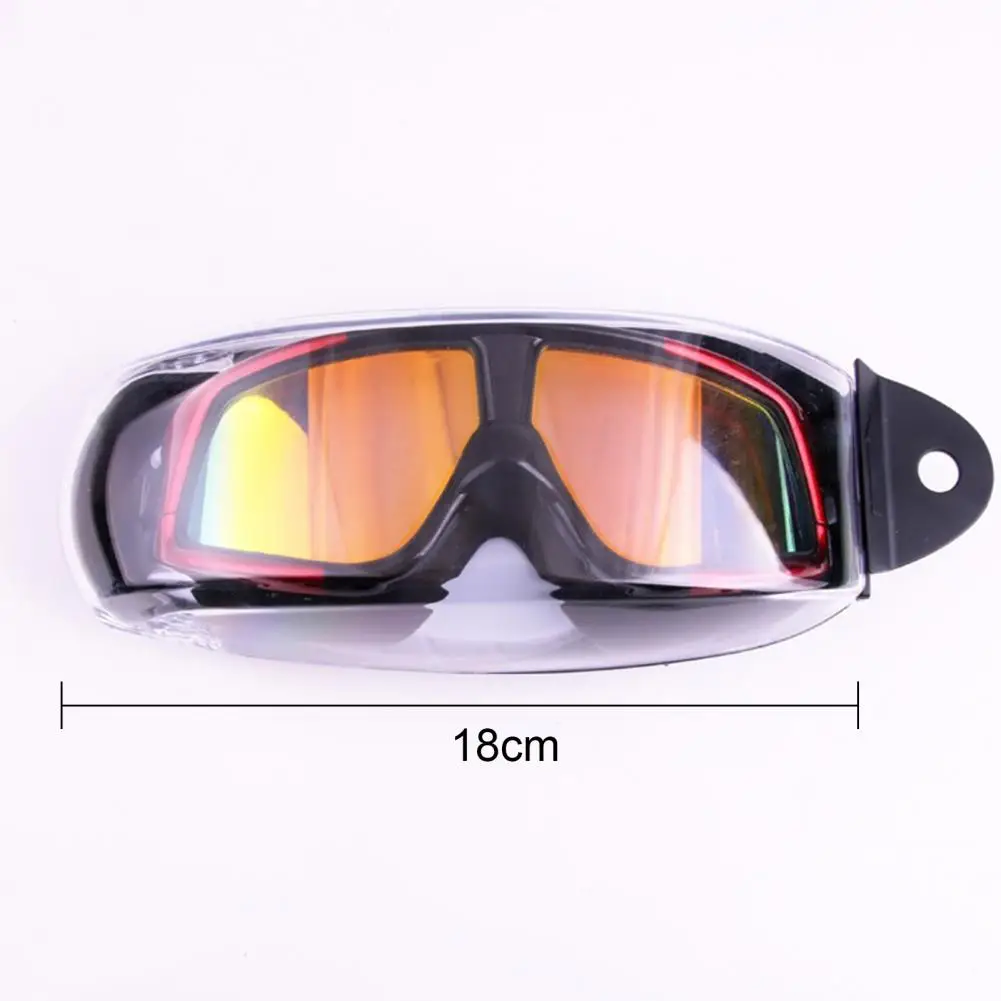 

MC-3200 Swimming Goggles Anti-fog Shockproof Waterproof Large Frame Electroplate Swim Glasses for Beach
