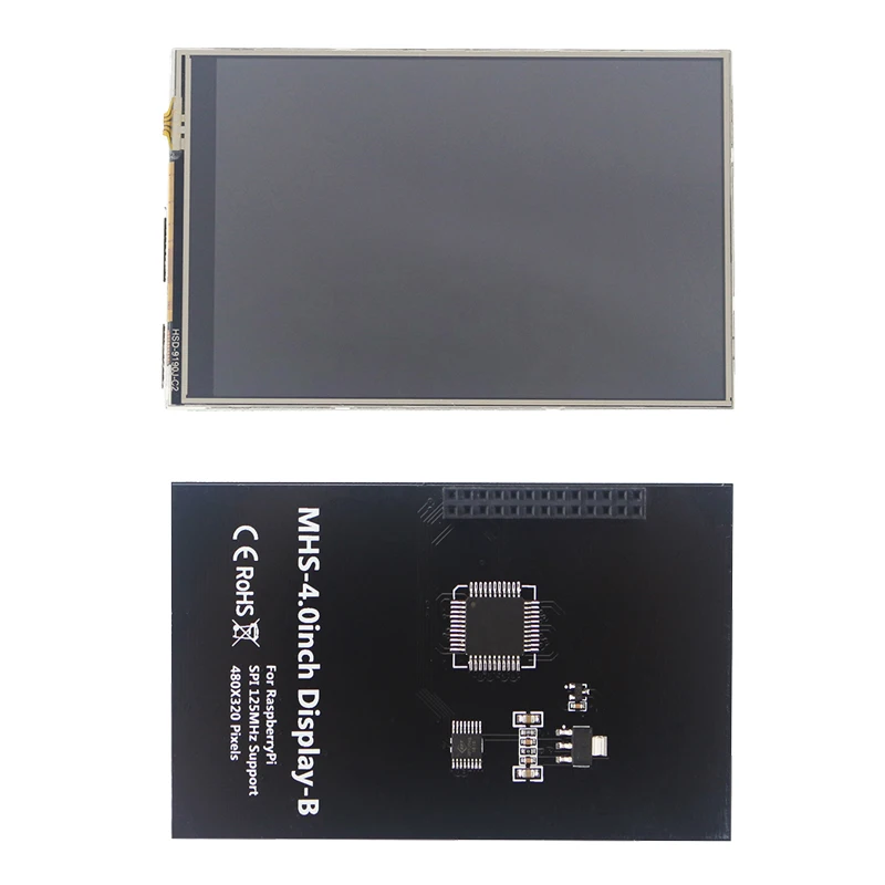 4 дюйма 3 5 дюймов сенсорный экран Экран для Raspberry Pi 4B/3B +/3B 125 МГц SPI ЖК дисплей