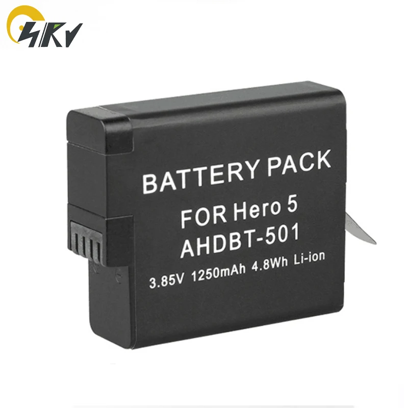 BT501 литий ионная аккумуляторная батарея камеры и зарядное устройство для Gopro hero 5