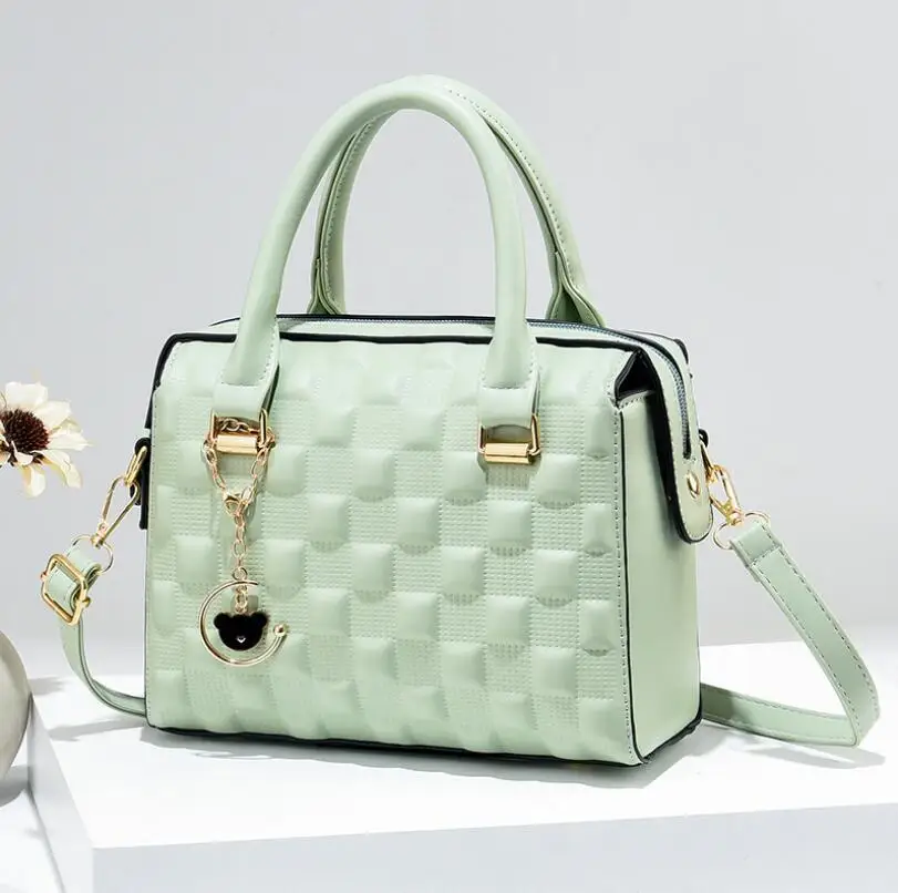 

Женская сумка в новом стиле, модная Подушка с каменным узором, мягкая кожаная сумка на плечо, женская сумка через плечо, портативные дизайне...