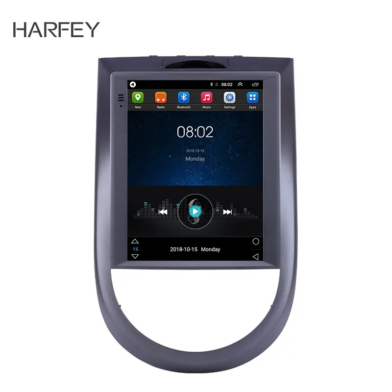 Автомобильный мультимедийный плеер Harfey на Android 9 7 стерео экран дюйма GPS навигация