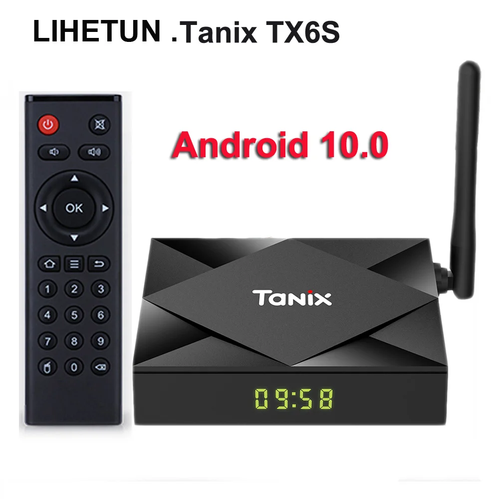 Tanix TX6S Android 10 ТВ коробка Allwinner H616 4 ядра Гб оперативной памяти 32 встроенной 64GB 2 4G 5G Wi