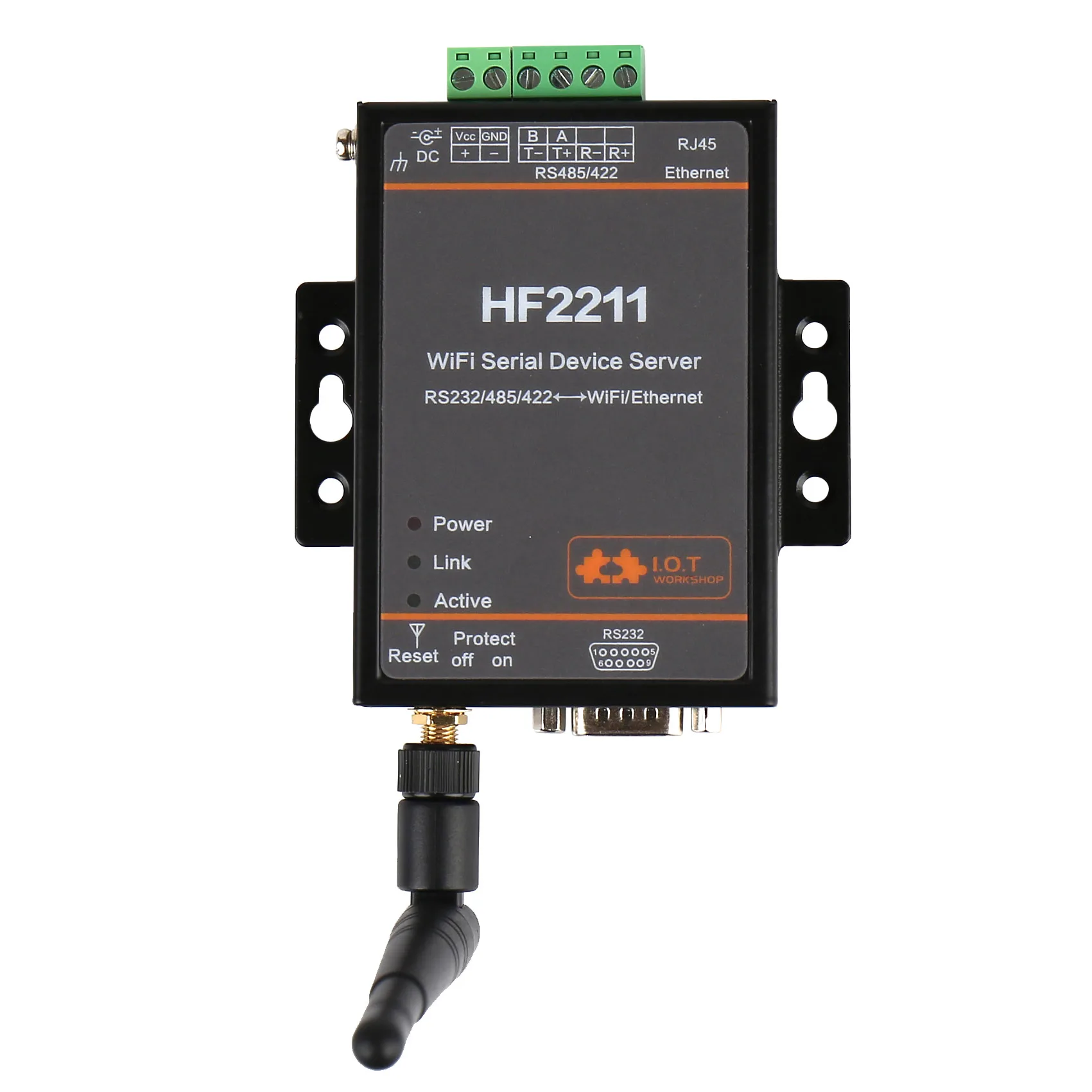 HF2211 Serial to WiFi RS232/RS485/RS422 WiFi/Ethernet Converter Module for Industrial Automation Data Transmission HF2211A | Безопасность