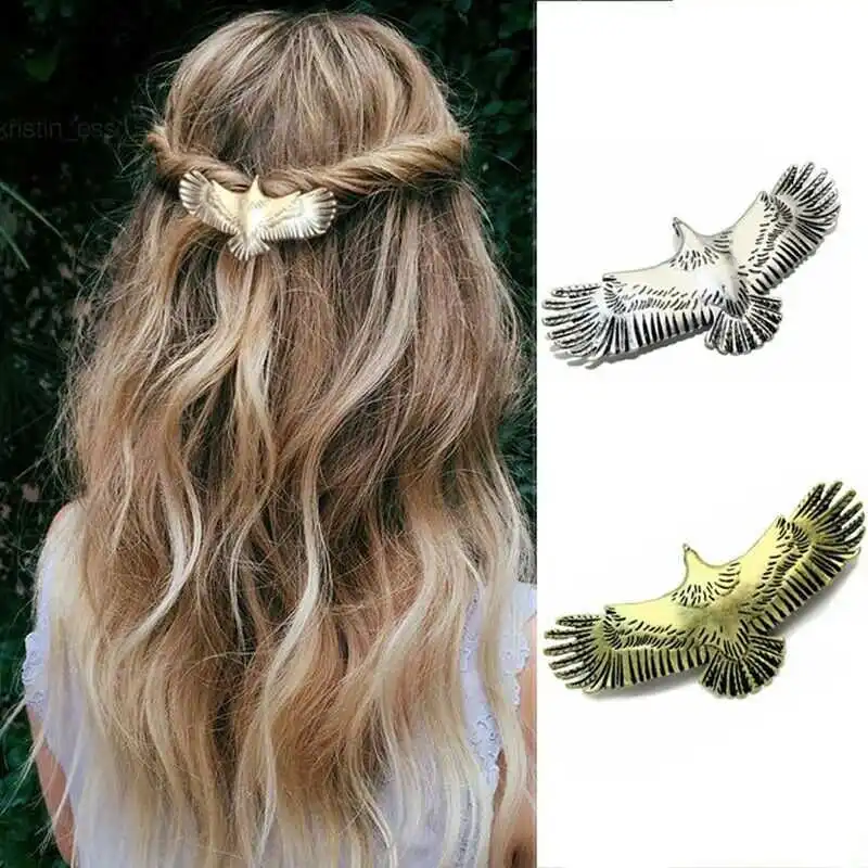 

Accessories Hairpin Raven Women 1pc Pin Eagle Alloy Long Medieval Hair