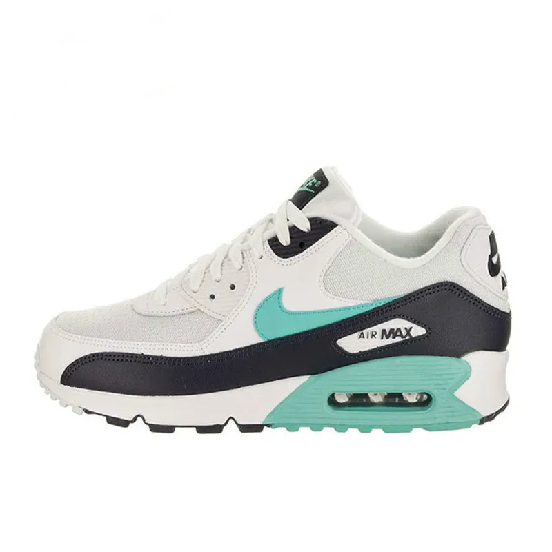 Оригинальные мужские кроссовки для бега от NIKE AIR MAX 90, новые цветные легкие Нескользящие модные Оригинальные кроссовки AJ1285 - Цвет: AJ1285-102