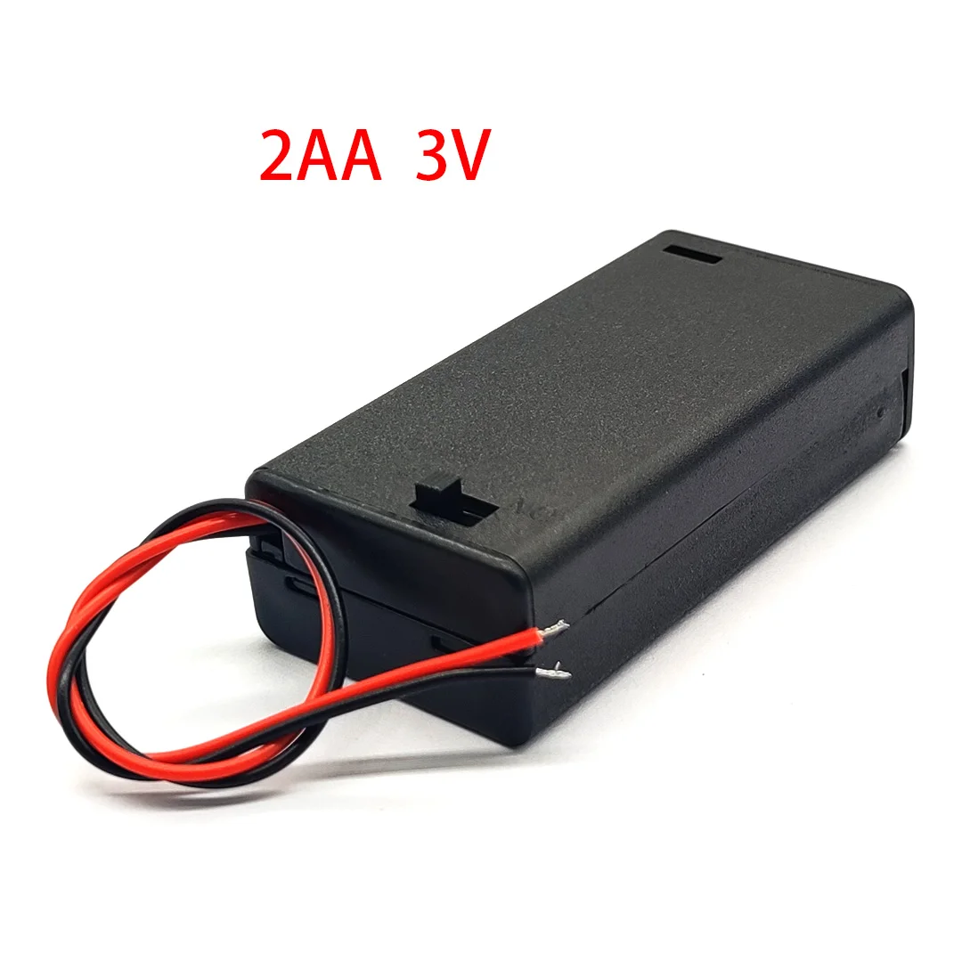 2 AA 3V Чехол держатель для аккумулятора базовая розетка с проводами