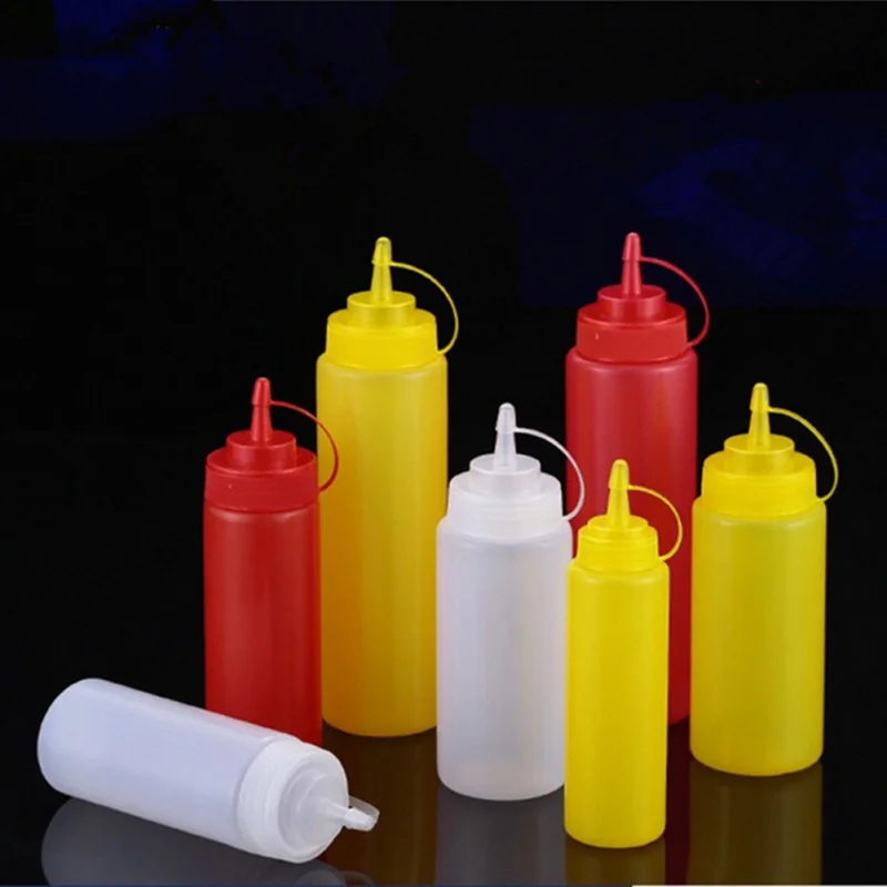 Кухонный прибор N06 5 бутылка для специй с витой крышкой кетчупа горчицы Майо