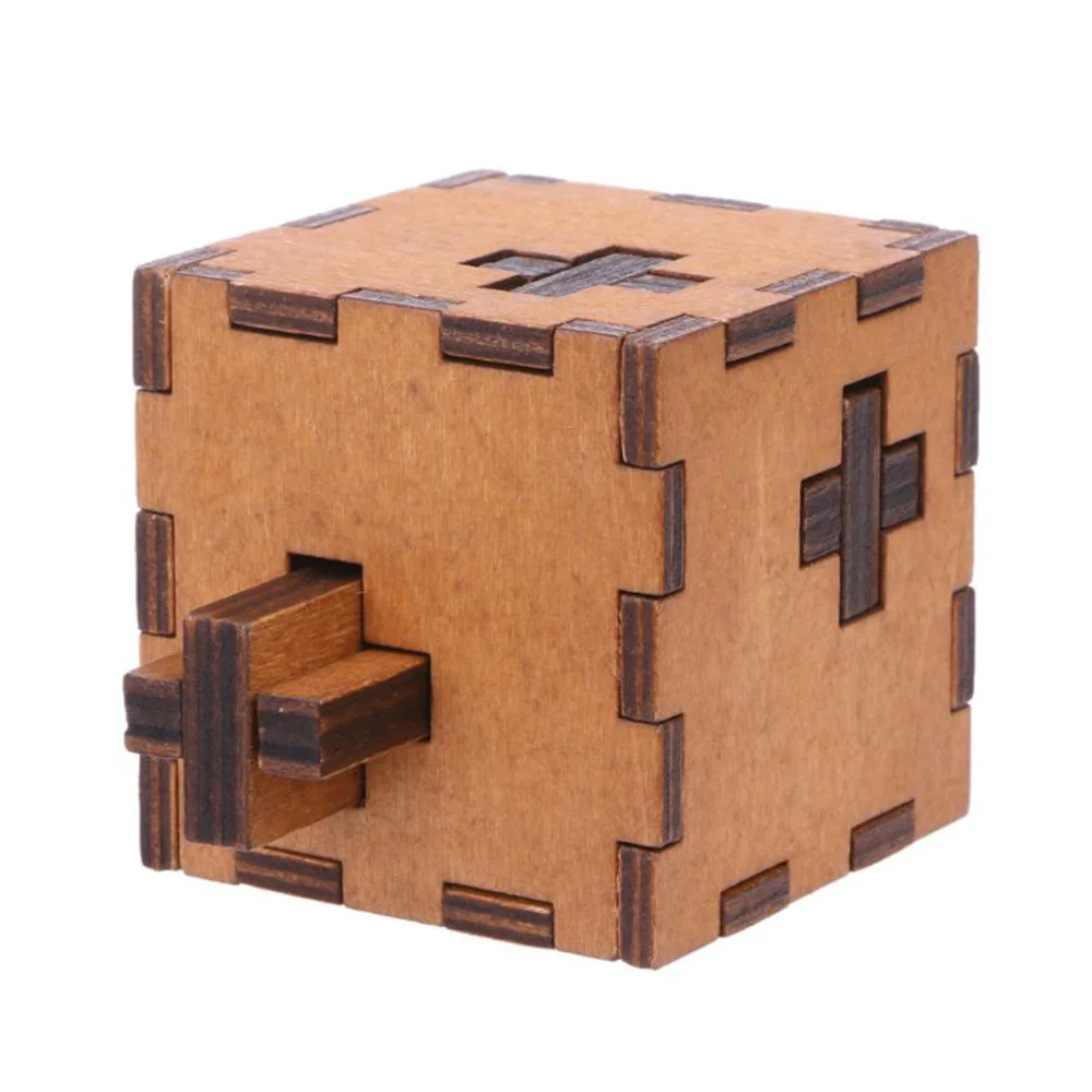 Деревянный куб-головоломка в швейцарском стиле деревянная игрушка головоломка