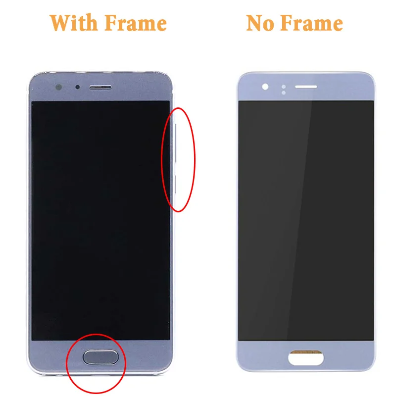 Дисплей с рамкой 5 15 дюйма для Huawei Honor 9 STF-L09 STF-AL10 STF-AL00 STF-TL10 ЖК-дисплей сенсорный