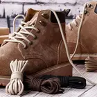 1 пара классических однотонных круглых шнурков, прочные Полиэстеровые шнурки для обуви, шнурки для ботинок шнурки для кроссовок 21 цвет