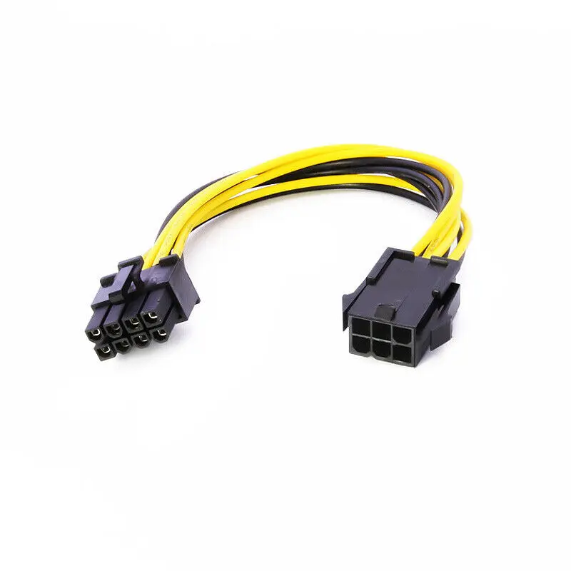 

6 Pin к 8 Pin PCI Express PCI-E кабель адаптера питания для видеокарты 6-8p