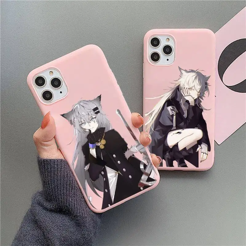 

Arknights Lappland Phone Case Candy Color for iPhone 6 6S 7 8 11 12 XS X SE 2020 XR mini pro Plus MAX mobile bags