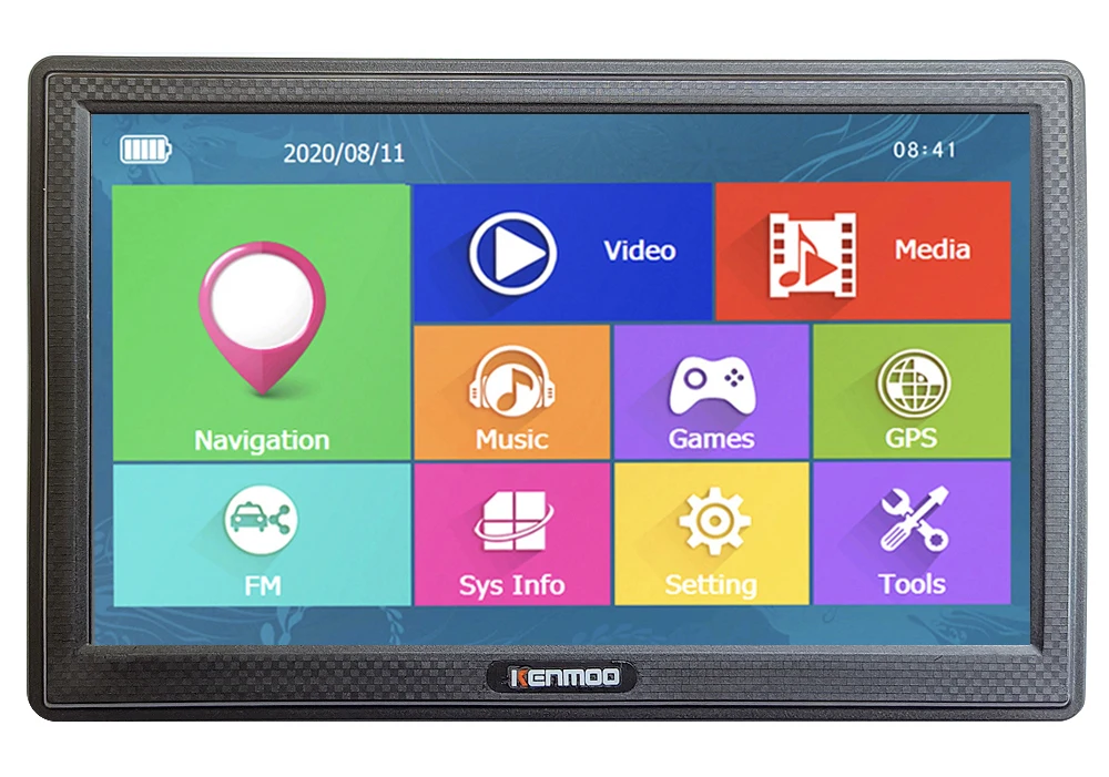 7 дюймов HD GPS Портативный навигации 2021 Карты для Европы России автомобиль
