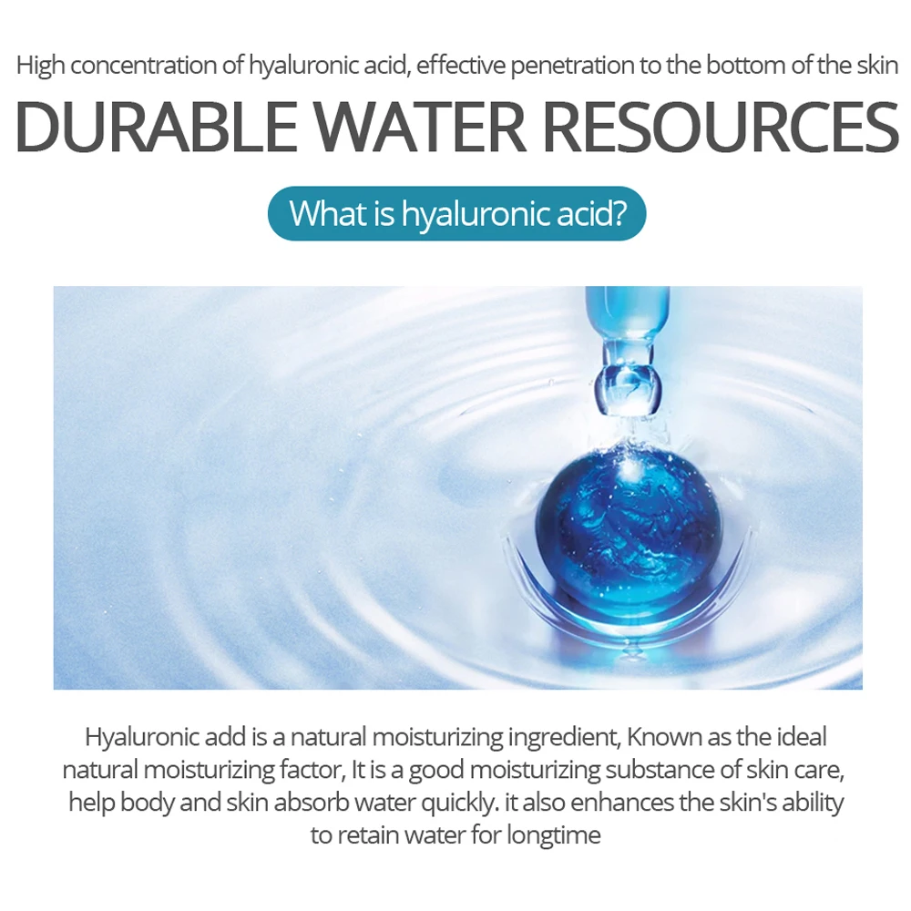 Сыворотка для лица с гиалуроновой кислотой 15 мл лифтинг омоложение отбеливание