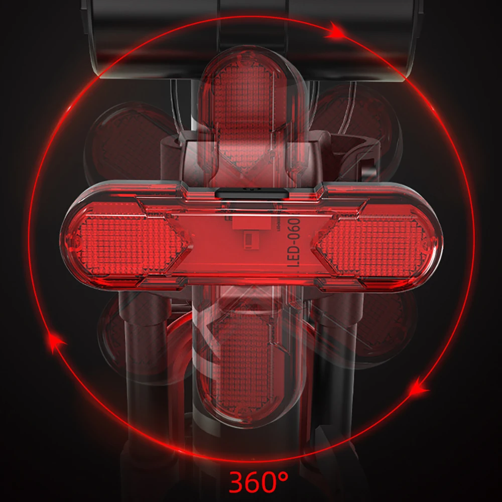 

Bike Taillight Waterproof Riding Rear light Led Usb Chargeable Mountain Bike Cycling Light Tail-lamp Bicycle Light