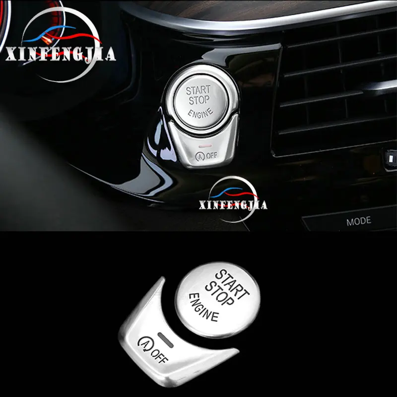 

Хромированная накладка Ключа Запуска двигателя зажигания для BMW 5 Series G30 G31 17-2019 2x
