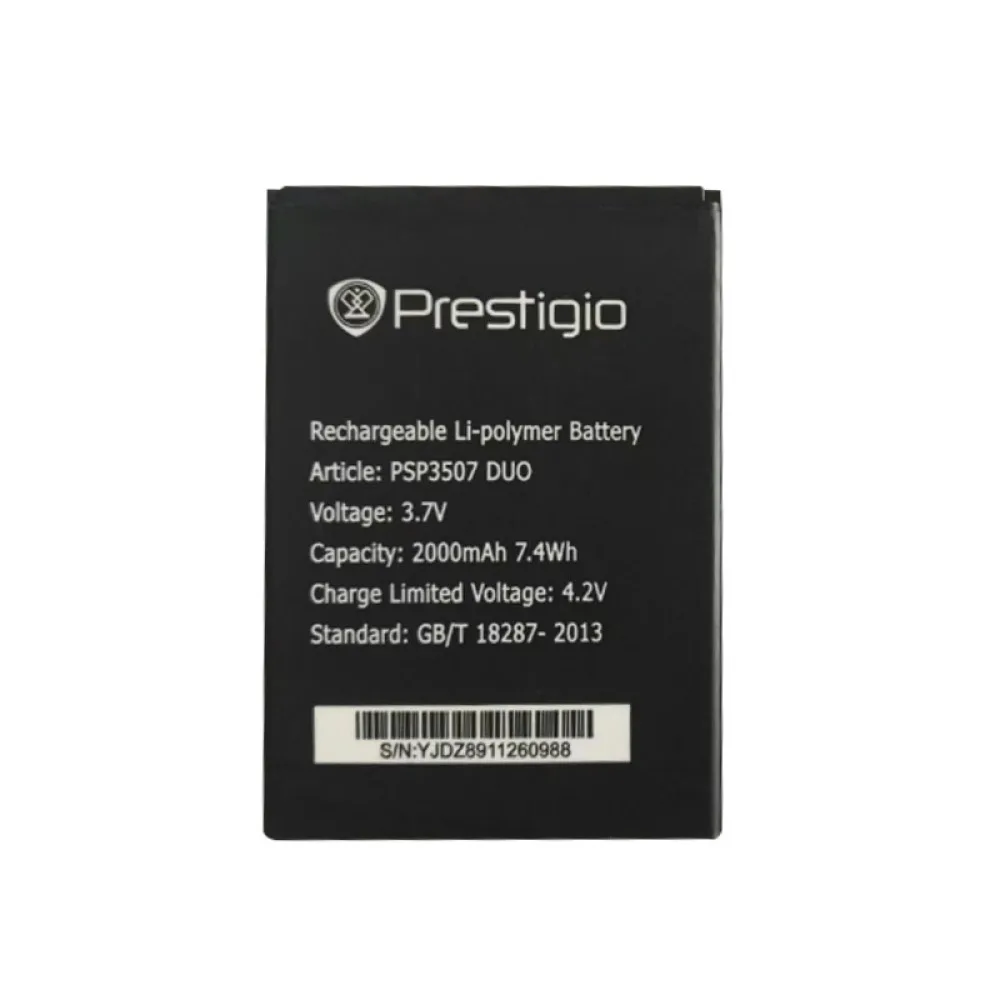 Аккумулятор для телефона Prestigio Wize N3 PSP 3507DUO 3507 3 7 В 2000 мАч|Аккумуляторы мобильных
