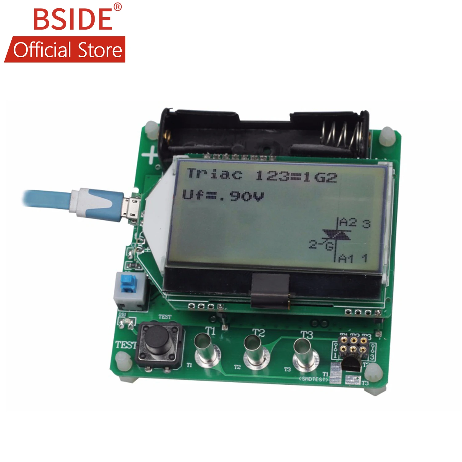 Official BSIDE Digital Multimeter ESR02 Transistor Tester Diode Triode F C R MOS/PNP/NPN M328 Inductance Capacitance LCR Meter|lcr meter|multimeter