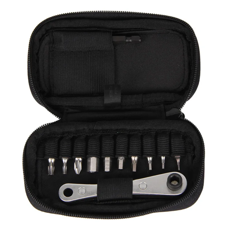 Велосипедный ручной многоцелевой набор инструментов 9 в 1 динамометрический ключ