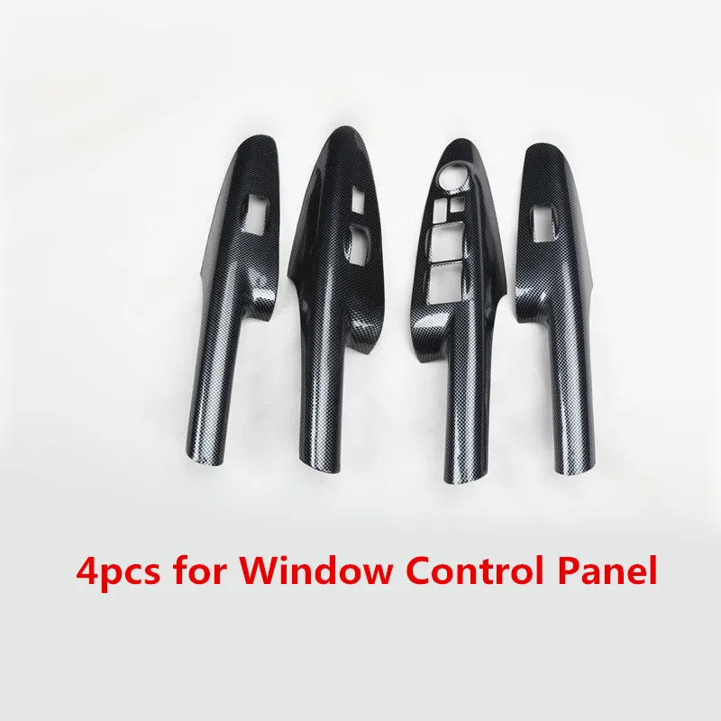 Наклейка на панель управления стеклом автомобиля из углеродного волокна