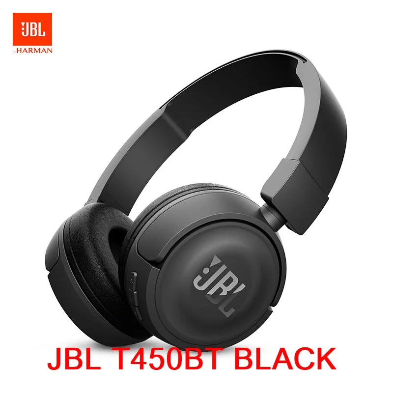 Беспроводные Bluetooth наушники JBL T450BT складная гарнитура с микрофоном и