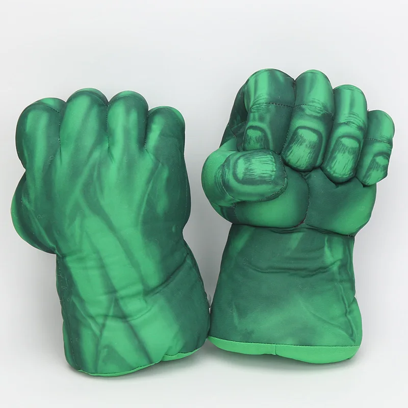 Косплей Невероятный Халк Smash Hands Человек-паук плюшевые перчатки реквизит для