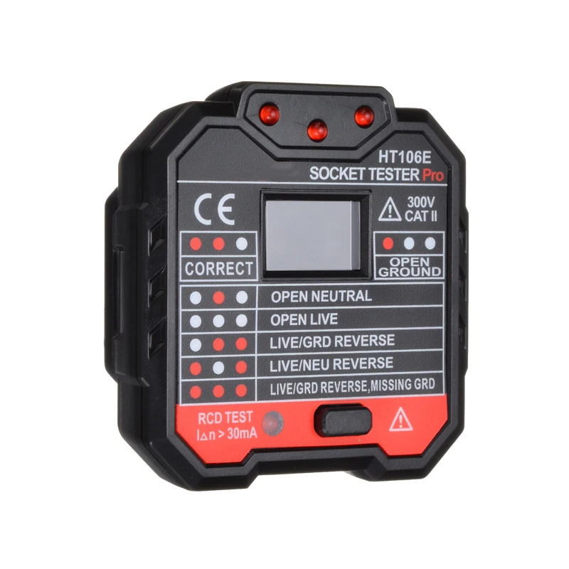 Новый профессиональный Электрический тестер для розеток 48 - 250 В | Инструменты