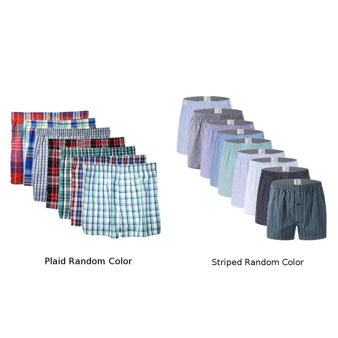 

1pcs Men's Boxers Casual Loose Wide Leg Cotton Boxer Shorts Home Wear Underwear Breathable Comfortable Underpants Male New 2020