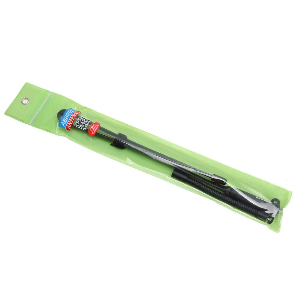 ABBREE AR-152G Gooseneck 88 см SMA-Female 144/430 МГц VHF UHF Двухдиапазонная тактическая антенна для Baofeng UV-5R UV-82 рация