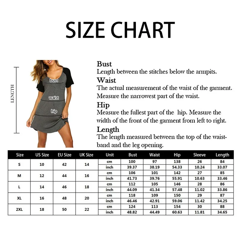 

Plus Size Sleepshirt Women Short Sleeve Nightgown Cotton Nightdress Summer Female O-neck Buttons Homewear Pajama Sleepwear