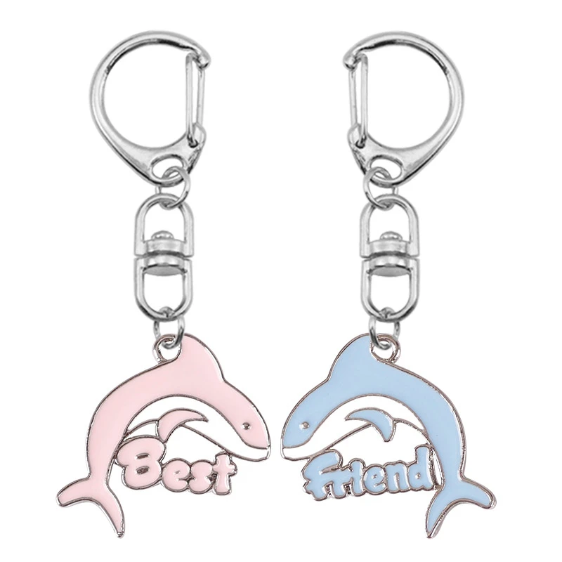 Набор из 2 предметов сделай сам модный лучший брелок лучшему другу металлическая