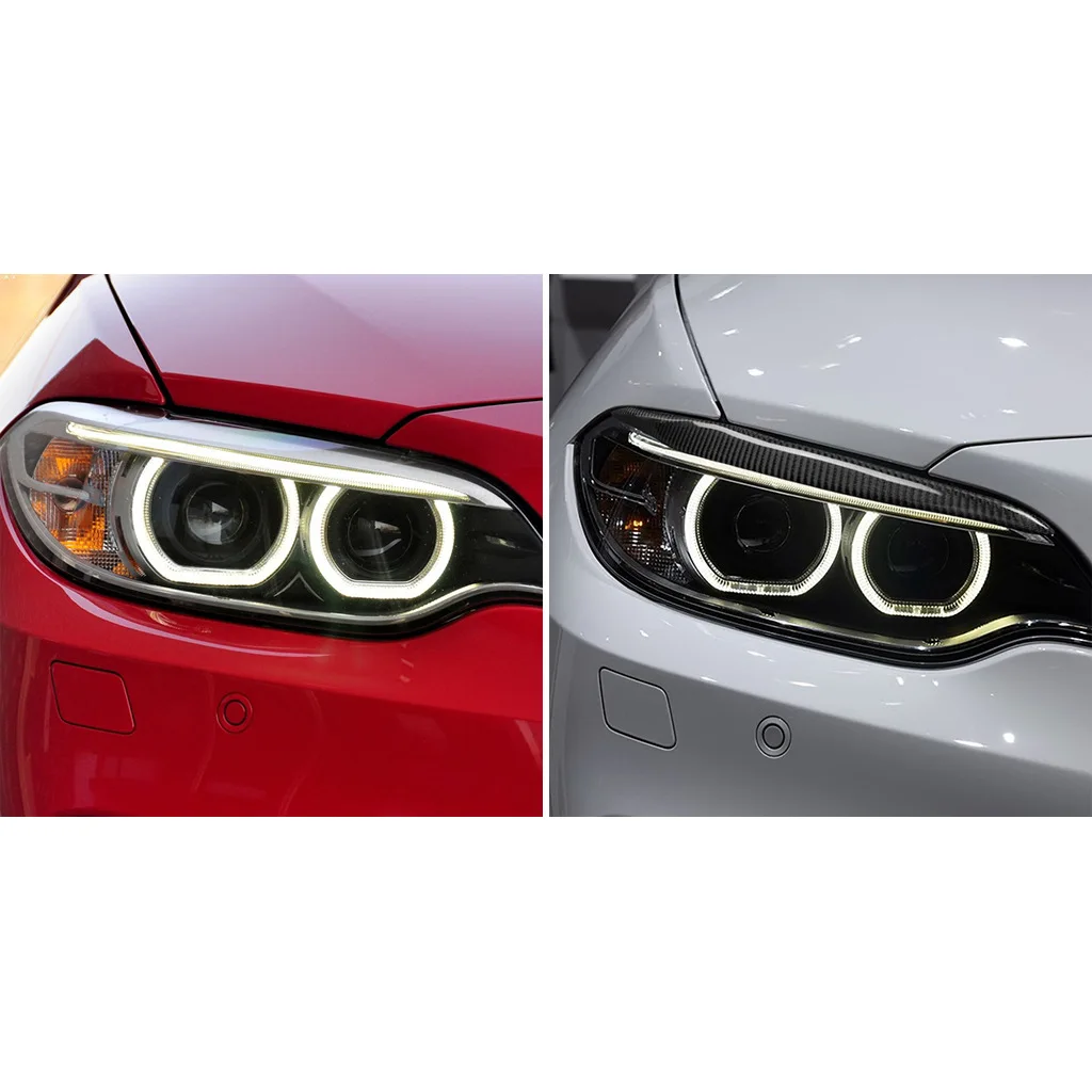 2 шт. резиновые наклейки для автомобильных фар BMW F22 M235i M2 2014-2018 | Автомобили и
